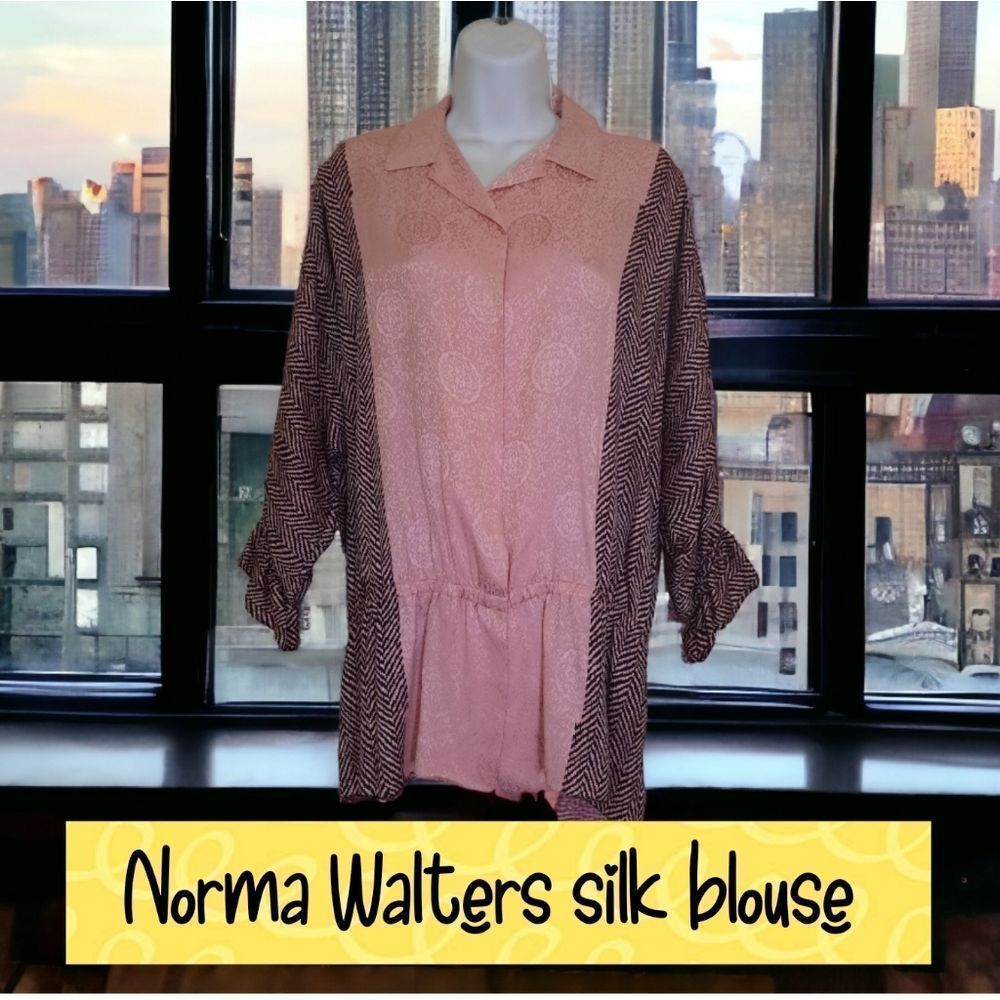 Norma Walters vintage silk top